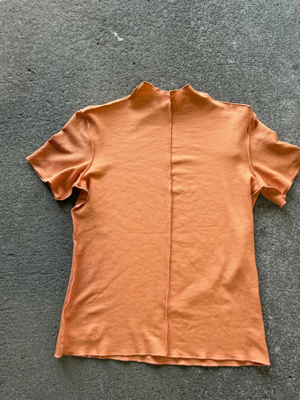 NIKE TECH PACK DRI-FIT ADV Short Sleeve Top in Peach Orange Size M